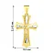 Золотой нательный крестик с распятием (арт. 503852жб) – изображение 2
