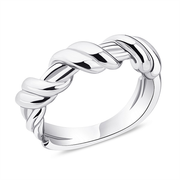 Срібна каблучка "Переплетення" (арт. 7501/5632) – зображення 1