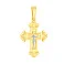 Натільний хрестик з розп'яттям з жовтого золота (арт. 501053ж) – зображення 1