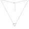 Серебряное колье Сердце (арт. 7507/2584) – изображение 2