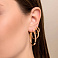 Серьги-кольца из красного золота (арт. 1091504/35) – изображение 2