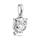 Серебряный подвес Сова с фианитами (арт. 7503/35117р) – изображение 1