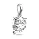 Серебряный подвес Сова с фианитами (арт. 7503/35117р) – изображение 1