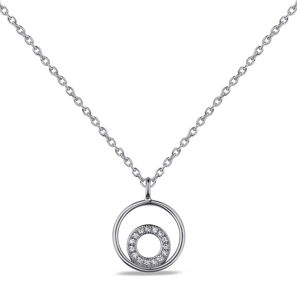 Серебряное колье с фианитами (арт. 7507/2145) – изображение 1