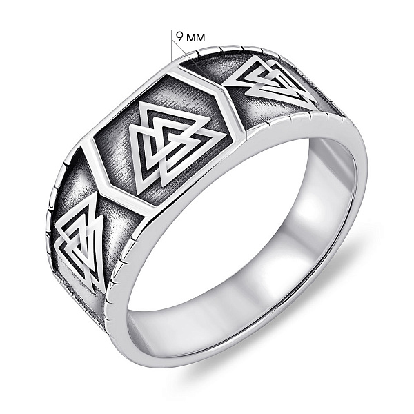 Серебряное кольцо с чернением (арт. 7901/2264) – изображение 2