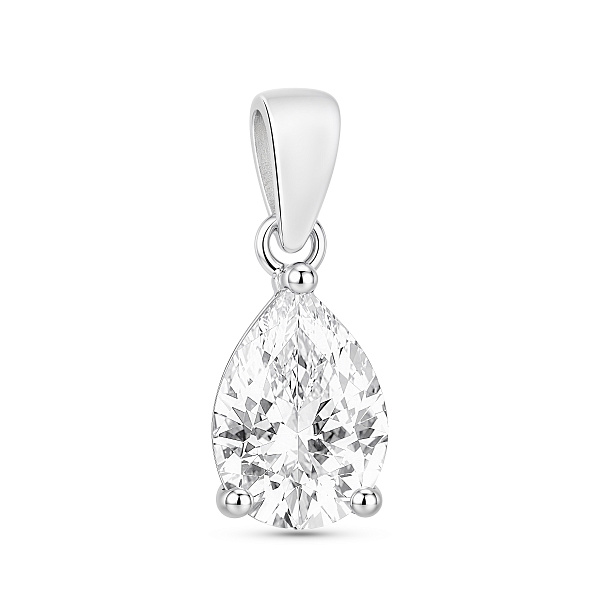 Серебряная подвеска с фианитом (арт. 7503/4754) – изображение 1