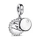 Серебряный шарм с подвеской (арт. 7903/П5Ф/7192) – изображение 1