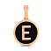 Золотая подвеска Буква Е с эмалью (арт. 440991еч) – изображение 1