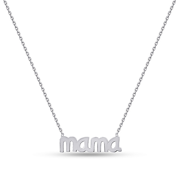 Серебряное колье Мама (арт. 7507/575) – изображение 1