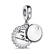 Срібний шарм з підвіскою (арт. 7903/П5Ф/7192)