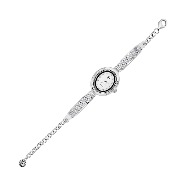 Срібний годинник з фіанітами (арт. 7526/297) – зображення 1
