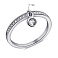 Серебряное кольцо с подвеской (арт. 7501/К2Ф/265-16) – изображение 2