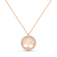 Колье Дерево из  золота с бриллиантами (арт. Ц011543010)