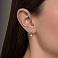 Серьги из желтого золота с фианитами (арт. 115600ж) – изображение 2