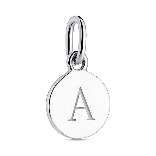 Серебряный подвес Буква А (арт. 7503/690/Апп) – изображение 1