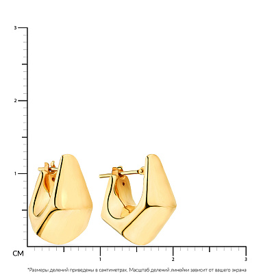 Золотые серьги Francelli  (арт. 107401ж)