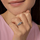 Серебряное кольцо с фианитами (арт. 7501/8496) – изображение 3