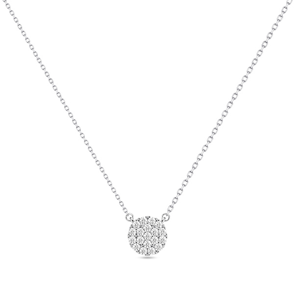 Серебряное колье с фианитами (арт. 7507/2591) – изображение 1