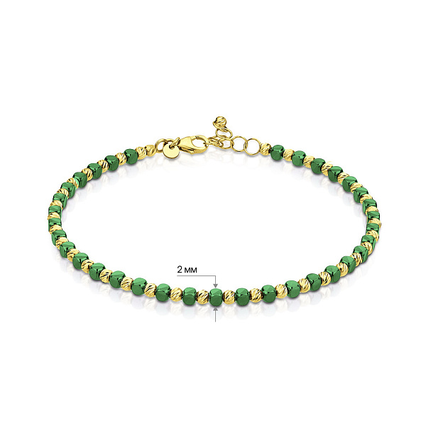 Браслет из желтого золота Francelli (арт. 323598жз) – изображение 4