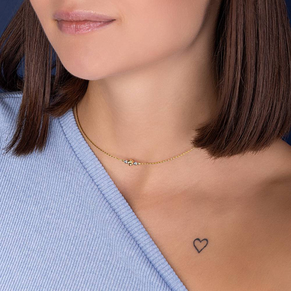 Колье струна золотое Orbit (арт. 351990жб) – изображение 1