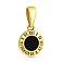 Подвес из желтого золота с эмалью (арт. 441277жеч) – изображение 1