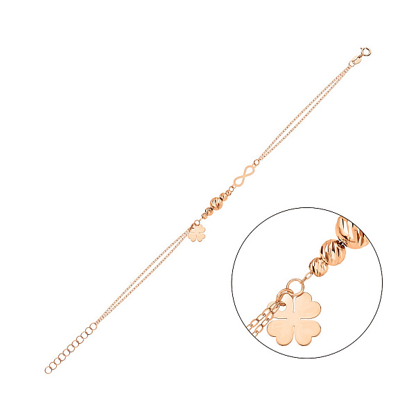 Браслет из красного золота (арт. 326323) – изображение 1