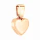 Золотая подвеска «Сердечко» (арт. 440483) – изображение 1