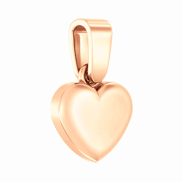 Золотая подвеска «Сердечко» (арт. 440483) – изображение 1