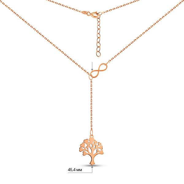 Золотое колье Дерево жизни (арт. 352509) – изображение 4