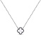 Серебряное колье Клевер (арт. 7507/470/8п) – изображение 1