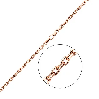 Ланцюжок з червоного золота Якірного плетіння (арт. ц306212)