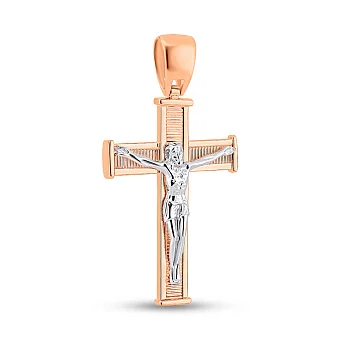 Золотий хрестик з розп'яттям (арт. 500684)