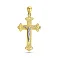 Хрестик з розп'яттям з жовтого золота  (арт. 500434ж) – зображення 1