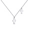 Серебряное колье «Крестик» (арт. 7507/783) – изображение 1