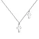 Серебряное колье «Крестик» (арт. 7507/783) – изображение 1