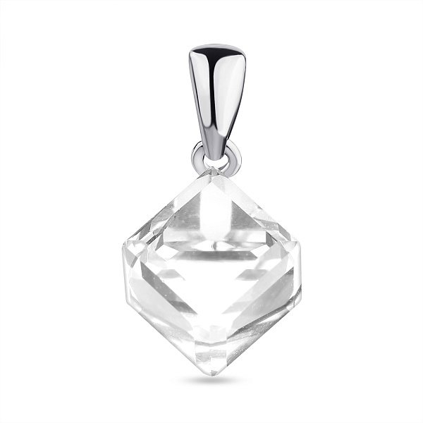 Серебряный подвес с фианитом (арт. 7503/3139) – изображение 1