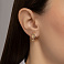 Серьги из красного золота с фианитами (арт. 105181) – изображение 4