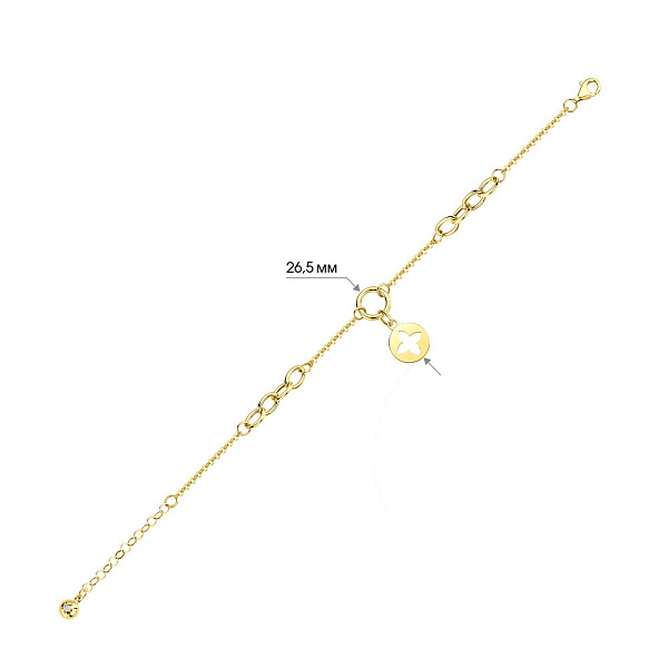 Золотий браслет (арт. 326748ж) – зображення 4