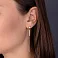 Золотые серьги с цепочкой (арт. 1091085ж) – изображение 2