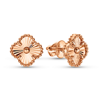 Фото Серьги из красного золота (арт. 1101267а)