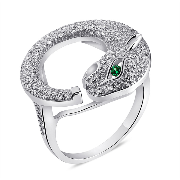 Каблучка зі срібла Пантера (арт. 7501/6739аз) – зображення 1