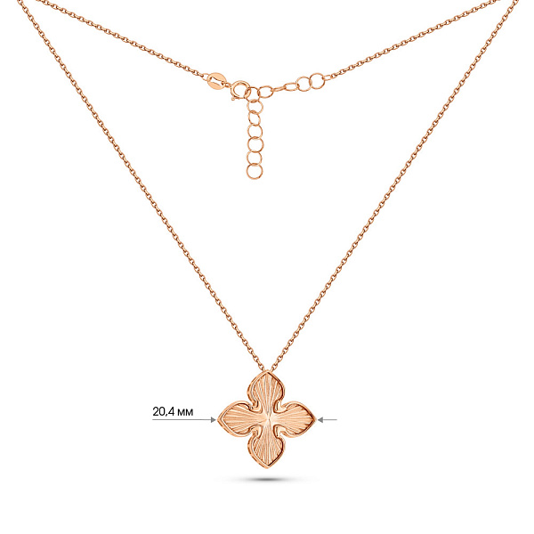 Колье из красного золота (арт. 352847/20) – изображение 5