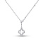 Серебряное колье Клевер с фианитами (арт. 7507/2221/10) – изображение 1