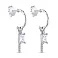 Серебряные серьги Trendy Style с подвесками и с фианитами (арт. 7518/6231) – изображение 1