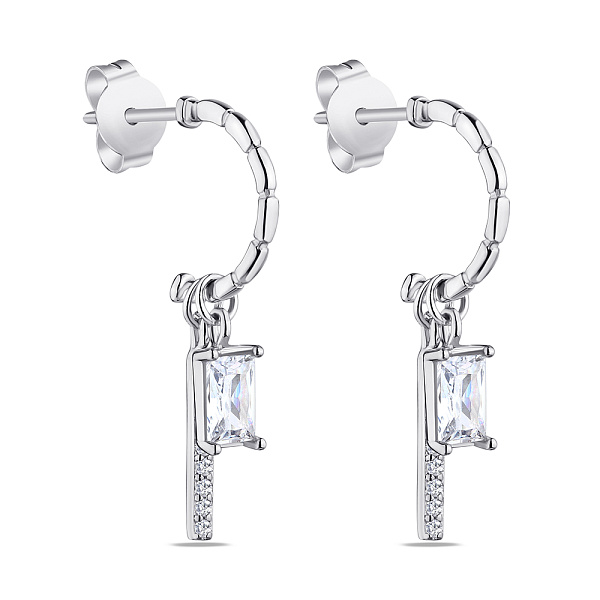Серебряные серьги Trendy Style с подвесками и с фианитами (арт. 7518/6231) – изображение 1