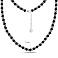 Серебряное колье с ониксом (арт. 7507/928о) – изображение 3