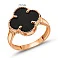 Кольцо из красного золота с ониксом (арт. 154873/15о) – изображение 4