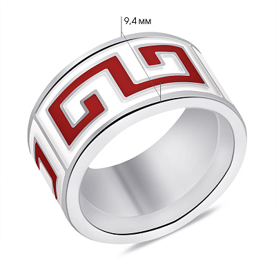 Серебряное кольцо с эмалью (арт. 05011420)