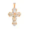 Золотой нательный крестик с распятием (арт. 501557кб) – изображение 1