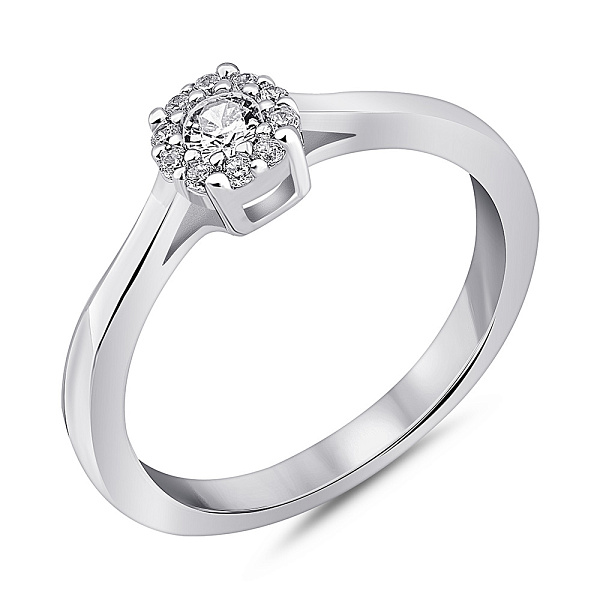 Серебряное кольцо с фианитами (арт. 7501/8183) – изображение 1